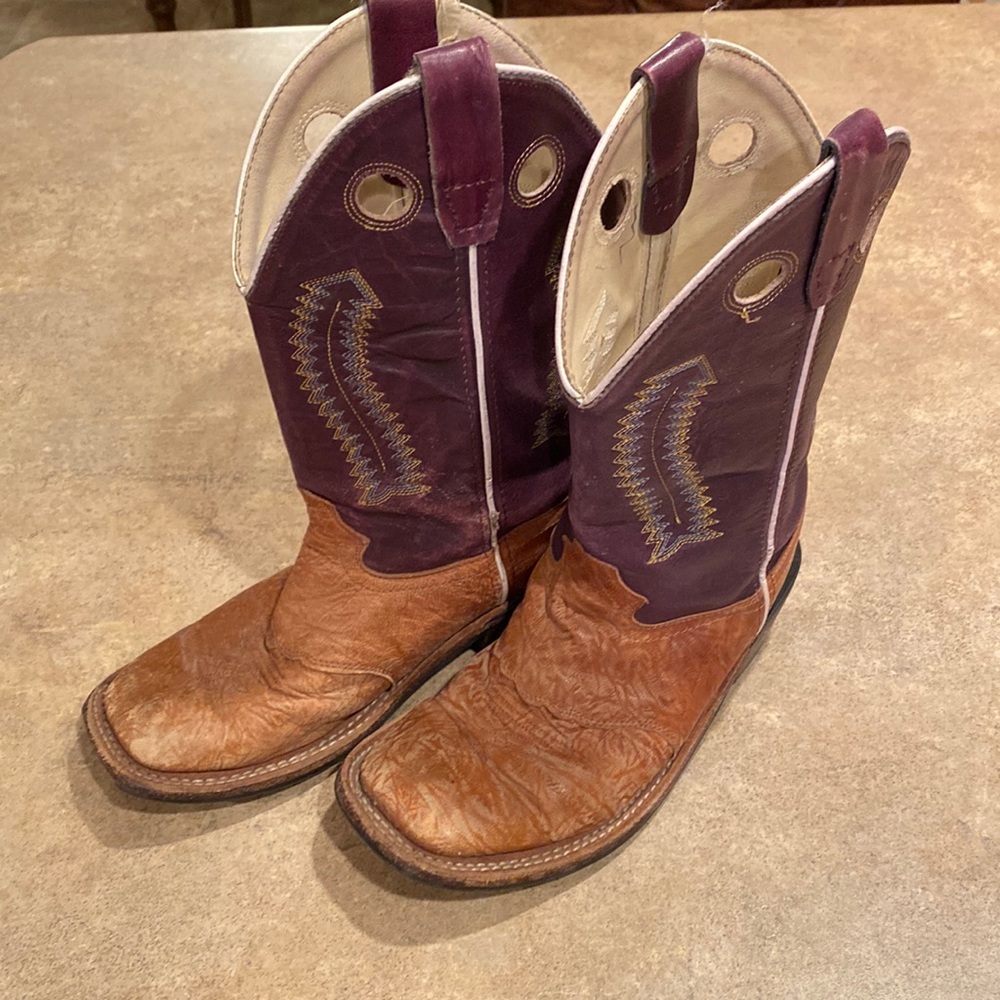 Boys Old West boots size 030